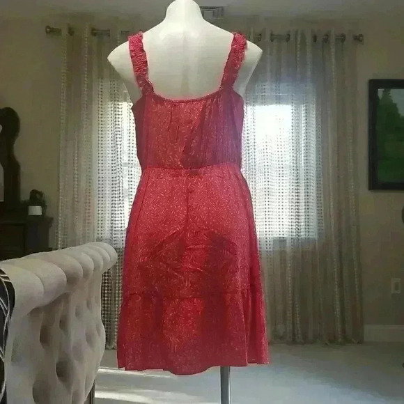 Banana  Republic Ruffle Fit- And- Flare Dress - Picture 12 of 12